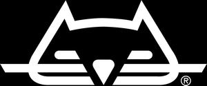 Cat icon, white
