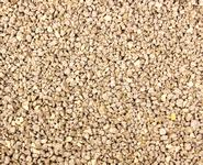 Closeup of clumping litter