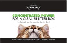 Concentrated power for a cleaner litter box banner