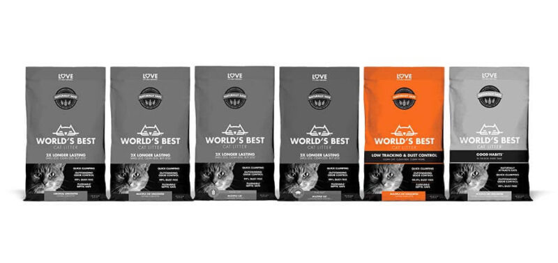 World's Best Cat Litter - Multiple Cat Low Tracking and Dust Control