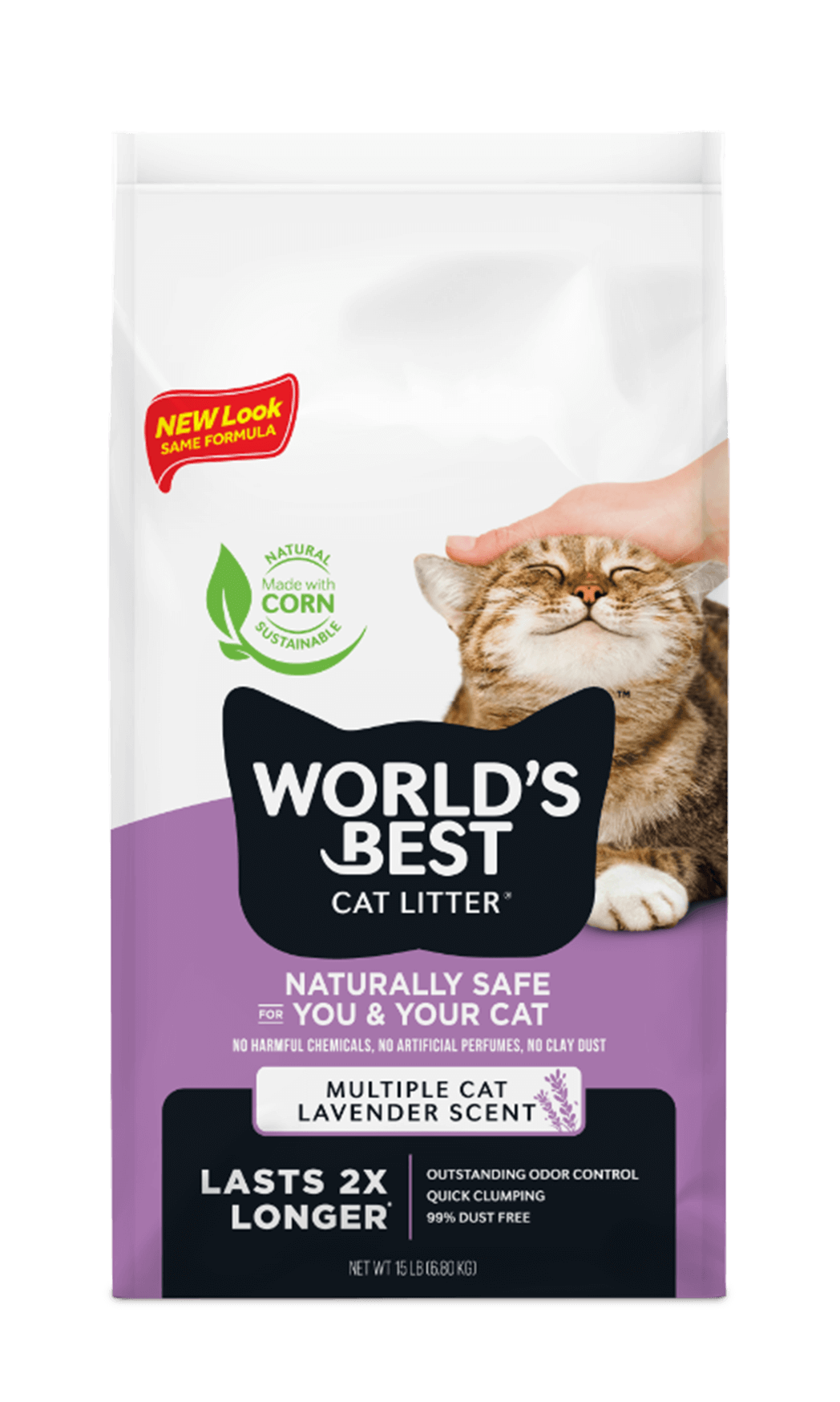World's Best Cat Litter - Multiple Cat Lavender Scent