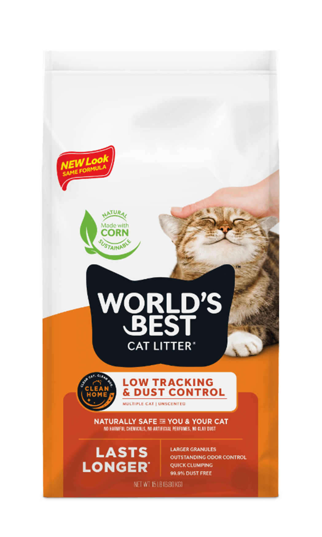 World's Best Cat Litter - Low Tracking & Dust Control