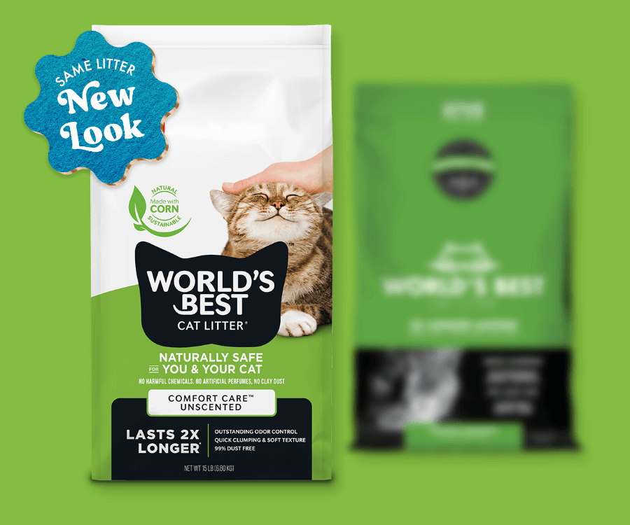 World's Best Cat Litter - Comfort Care™ Unscented - Same Litter - NEW LOOK