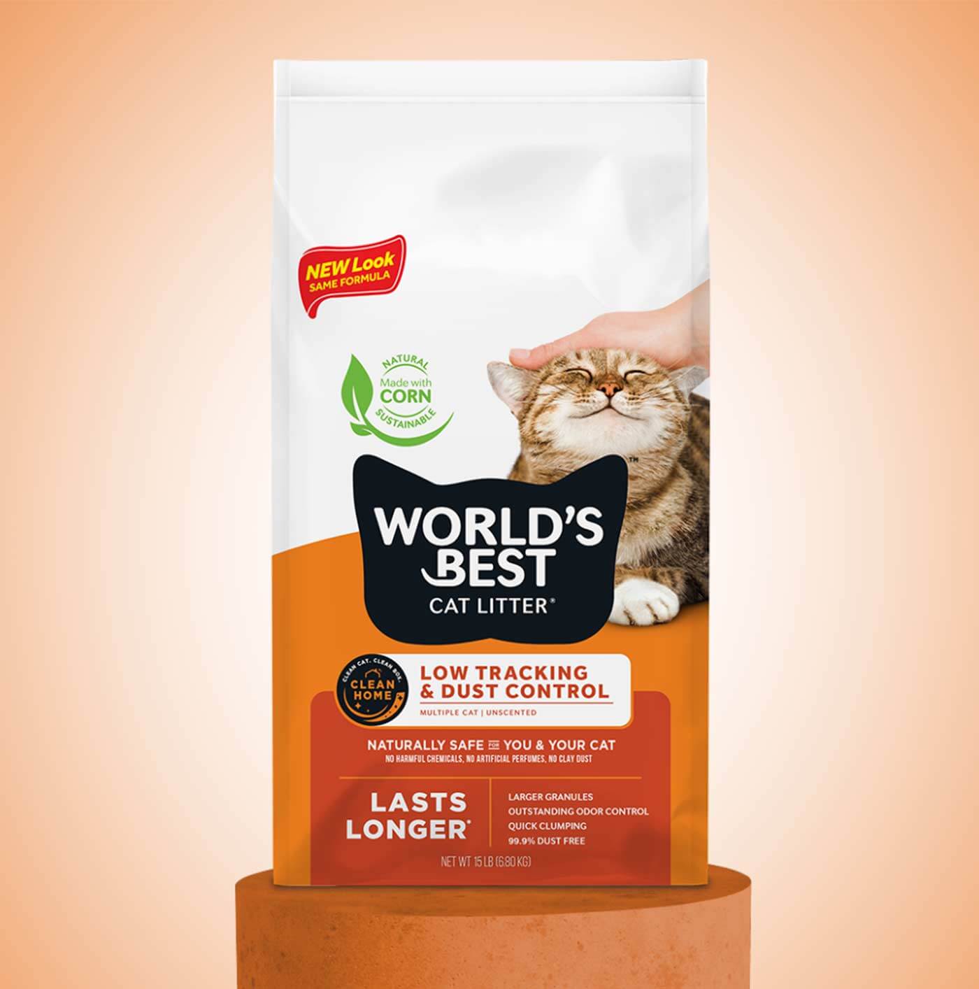 World's Best Cat Litter - Low Tracking & Dust Control