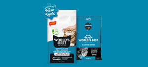 World's Best Cat Litter® - Multiple Cat Lotus Blossom Scent - Same Litter. New Look. - Blue