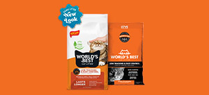 World's Best Cat Litter® - Low Tracking & Dust Control - Same Litter. New Look. - Orange