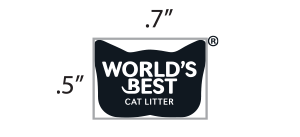 World's Best Cat Litter® - White Logo small use