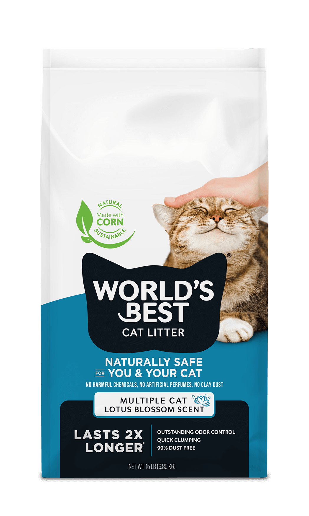 World's Best Cat Litter - Multiple Cat Lotus Blossom Scented