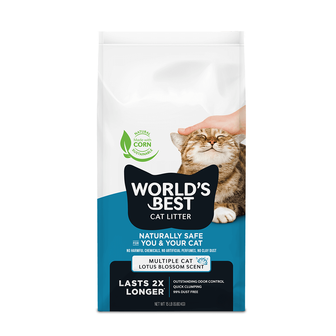 World's Best Cat Litter - Multiple Cat Lotus Blossom Scented