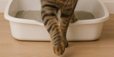 Weird litter box behavior explained