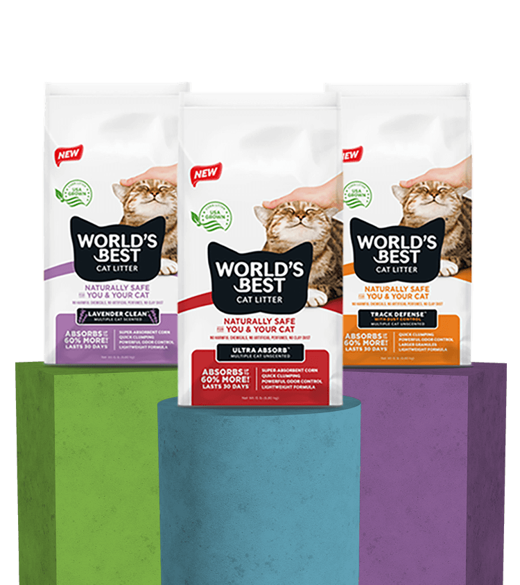 World's Best Cat Litter® - Lavender Clean™, Ultra Absorb™, & Track Defense™