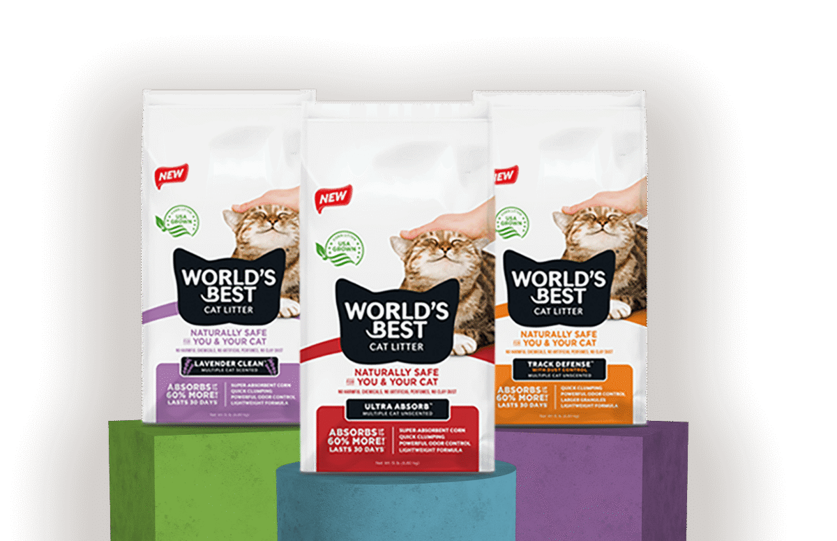 World's Best Cat Litter® - Lavender Clean™, Ultra Absorb™, & Track Defense™